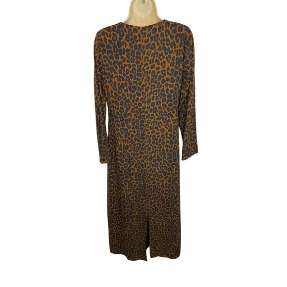 Mara Hoffman Naliyah Brown Leopard Maxi Dress NWOT - Size 4 - Picture 7 of 7